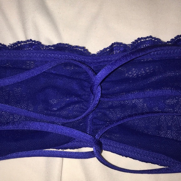 NWT Free People Bralette M Deep Cobalt MSRP $20 - Picture 3 of 6